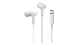 G3H0002BTWHT, Headphones, In-Ear, 20kHz, Cable, White, BELKIN