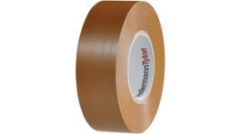 HTAPE-FLEX1000+19x20 PVC BN, PVC Electric Insulation Tape Thickness=0.18 mm 19 mm x 20 m, HellermannTyton