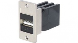 KCUAA2BKPM, USB2 A to A Panel Mount Coupler, TUK Limited