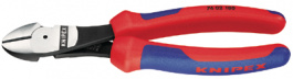 74 02 200, Power side-cutting pliers 200 mm, Knipex