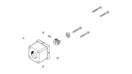 EAMM-A-V32-42A, Axial Kit for EGSC-45 / ELGC-BS-45 / ELGC-TB-45 Axis, Festo