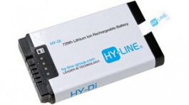 HY-Di-2S3P-S1, HY-Di Rechargeable Battery Pack, SM-Bus, Li-Ion, 7.2V, 10Ah, HY-Line