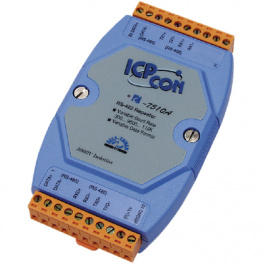 I-7510A-CR, Repeater, RS422 / RS485, RS422 / RS485, 1200 m, 115.2 kBit/s, ICP DAS