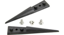 A00CF, Kit of 2 Carbon Fiber Tips and 3 Screws ESD Straight/Strong/Thick 40 mm, Ideal-Tek