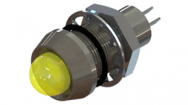 514-111-21, LED Indicator, yellow, 12 VDC, 20 mA, Marl