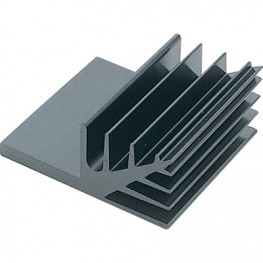 KS57.2-1000E, Heat sink 1000 mm 4 K/W @ L=100 mm black anodised, Austerlitz