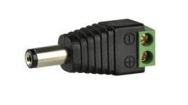 TVAC35800, DC Plug Adapter, Suitable for Security Cameras, Black, ABUS