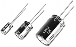 ECA1HHGR22, Capacitor, radial 0.22 uF 50 VDC, Panasonic