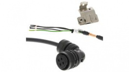 R88A-CA1C003SF-E, Servo Motor Power Cable, without Brake, 3m, 230V / 400V, Angled Connector, Omron