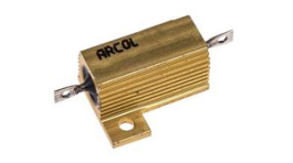 HS25 5R6F, Aluminium Housed Wirewound Resistor 5.6Ohm +-1% 25W, Arcol