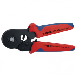 97 53 04 SB, Crimping Pliers for End Sleeves (Ferrules), Knipex
