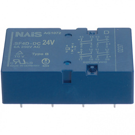 SF4D9D, PCB protection relay 9 VDC 500 mW, Panasonic