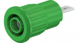 23.3160-25, Safety Socket 4mm Green 24A 1kV Nickel-Plated, Staubli (former Multi-Contact )