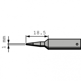 832BDLF, Soldering tip Pencil point, Ersa