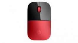 V0L82AA#ABB, Wireless Mouse Z3700 2.4 GHz/USB Nano Receptor 1200dpi Black / Red, HP