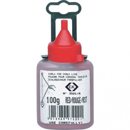 T3521R 100, Chalk powder red, 100 g, C.K Tools (Carl Kammerling brand)