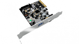 IB-U31-03, PCI-E x2 Card2x USB 3.1 ( Type A/C ), ICY BOX