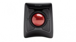 K72359WW, Mouse Expert Mouse 400dpi Optical Ambidextrous Black / Red, Kensington