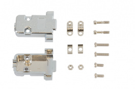 MHCCOV-15SC-MP, D-Sub metalized hood Poles 15, MH Connectors