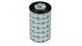 800132-102, Print Ribbon, Resin/Wax, 74m x 56.9mm, Black, Zebra