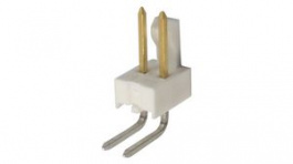 22-12-2024, KK 254 Through Hole PCB, Right Angle, 2 Contacts, 1 Rows, 2.54mm Pitch, Molex