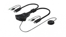 F1DN102N-3EA, 2-Port Secure Flip KVM Switch, BELKIN