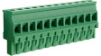 CTBP92VJ/12R Pluggable Terminal Block Reversed Screw Connection 12P