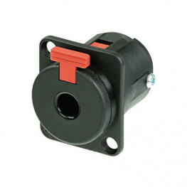 NJ3FP6C-B, Panel Socket, Vertical, 6.35 mm 3 Poles, Neutrik