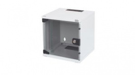 DN-10-05U-1, 10" Wall Mount Metal Enclosure 300x312x330mm Sheet Steel Grey IP20, DIGITUS