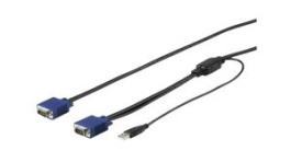 RKCONSUV10, KVM Adapter Cable VGA / USB, 3m, StarTech.com