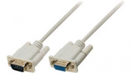 CCGP52010IV30, Serial Cable D-SUB 9-Pin Male - D-SUB 9-Pin Female 3m Ivory, Nedis (HQ)