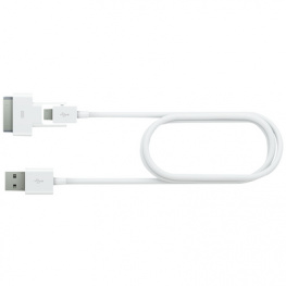 MAGIC CABLE DUO, Charge and sync, 2-in-1 USB cable, 36 g, Innergie