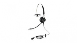 2486-825-209, Wideband Balanced Headset, BIZ 2400 II, Mono, On-Ear, 6.8kHz, QD, Black, Jabra