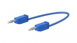 28.0115-06023, Измерительный провод; 60ВDC; 30ВAC; 10А; Дл: 0,6м; синий, Staubli (former Multi-Contact )