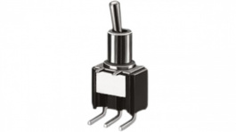 STM 106 F-RA, Переключатель: тумблер; Пол: 2; SPDT; (ON)-ON; 6A/125ВAC; 6A/6ВDC, Knitter-switch
