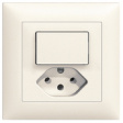 87063.FMI.61 EDIZIO DUE Switch flush mounting