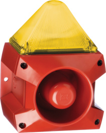 PA X 5-05 24 DC GE, Flashing sounder yellow, Pfannenberg