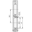 30118-335 Panel Sub-D 3 HE 4 TE