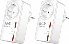 20002582, FRITZ!Powerline 530E starter kit 1x 10/100/1000 500 Mbps, AVM