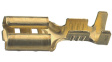 5-160491-1 Blade receptacle, uninsulated Brass 4.8 x 0.8 mm