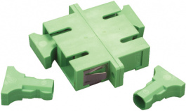 SCAPCUDGREEN, FO adapter SC-APC/SC-APC SingleMode duplex, AFL Hyperscale