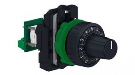 XB5AD912R4K7, Потенциометр; 22мм; черный; Подсвет: отсутствует; IP66; -40?70°C, SCHNEIDER ELECTRIC