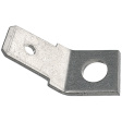 RM 5327.045 Push-on blade, blank 6.3 x 0.8 mm