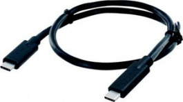 1310-1042-03, USB-C Connecting Cable 1.5m Black, Encitech Connectors