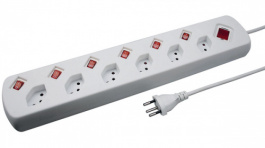 207601216S, Multiple socket outlet, 6xJ (T13), 1.5 m, Steffen