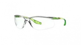 SCCS01SGAF-GRN, Solus Safety Glasses Anti-Fog/Anti-Scratch Clear, 3M