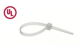 RND 475-00704 [100 шт], Cable Tie, Natural, Nylon 66, 250 mm, RND Cable