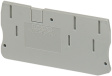 3211508 D-PT 6-TWIN End cover 6-T 74 x 2.2 x 36 mm Grey