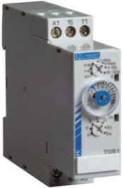 TUR3, Time lag relay Multifunction, Crouzet