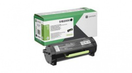 51B2000, Toner Cartridge, 2500 Sheets, Black, Lexmark